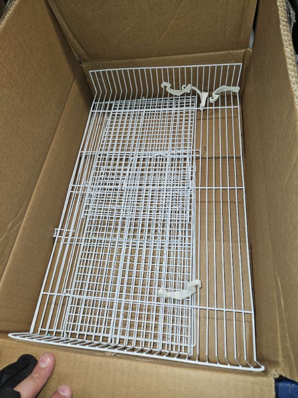 Photo 1 of **USED**Pronetcus Large Hamster Cage,Ideal Temporary shelter or Travel Transportation cage for Small Animals,Suitable for Guinea Pigs,Gerbils, Syrian Hamster, Rats, Dwarf Rabbits,Etc. Large Blue