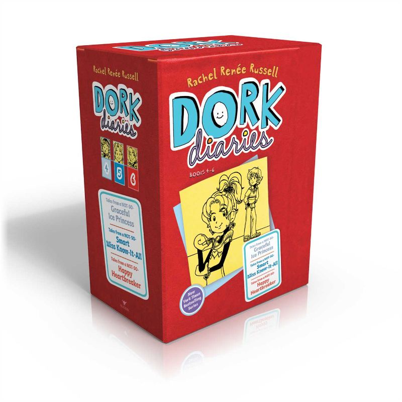 Photo 1 of **NO BOX**Dork Diaries Box Set (Books 4-6): Dork Diaries 4; Dork Diaries 5; Dork Diaries 6 (Boxed Set) (Hardcover)
