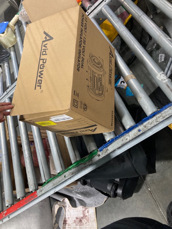 Photo 1 of AVID POWER Tire Inflator Portable Air Compressor, 12V DC / 110V AC Car Tire Pump, Air Mattress Pump with Inflation and Deflation Modes, Dual Powerful Motors, Digital Pressure Gauge