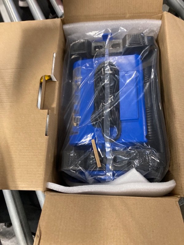 Photo 1 of AVID POWER Tire Inflator Portable Air Compressor, 12V DC / 110V AC Car Tire Pump, Air Mattress Pump with Inflation and Deflation Modes, Dual Powerful Motors, Digital Pressure Gauge