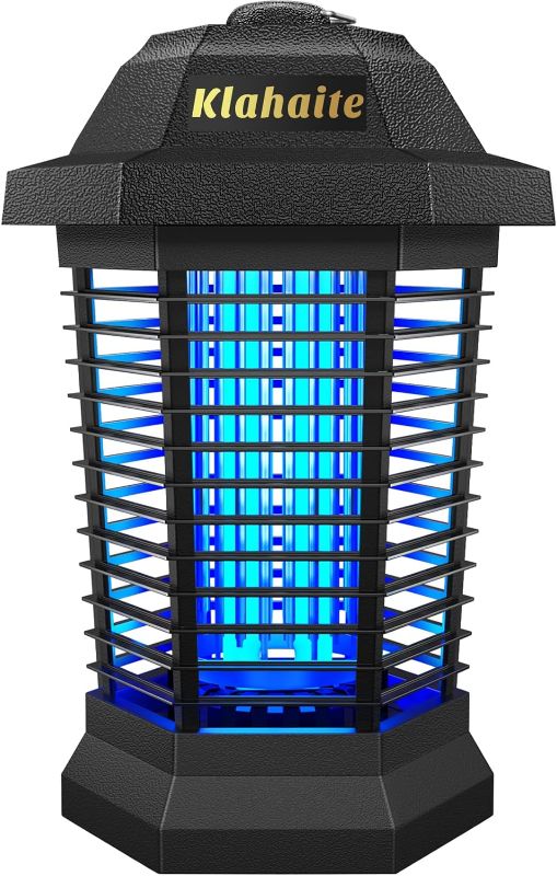 Photo 1 of  Klahaite Bug Zapper Outdoor Electric, Mosquito Zapper Indoor, Fly Zapper, Fly Trap, Insect Trap for Garden Backyard Patio, Black