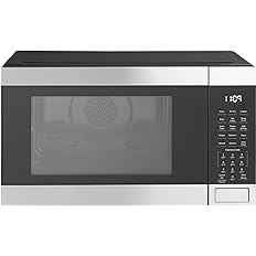 Photo 1 of GE JES1109RRSS 1.0 Cu. Ft. Capacity Countertop Convection Microwave Oven with Air Fry, Stainless Steel
