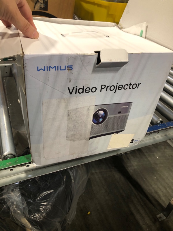 Photo 1 of [Auto Focus/Keystone] 4K Projector with WiFi 6 and Bluetooth 5.2, FHD Native 1080P WiMiUS P64 Outdoor Movie Proyector, 50% Zoom, Home Projector Compatible with iOS/Android/HDMI/TV Stick
