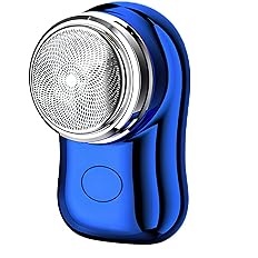 Photo 1 of 2024 Powerful Electric Razor for Men - Type C Fast Charging Mini Shave Portable Men's Electric Shaver for Smooth Shave, Pocket Size Storm Shaver Wet and Dry Mens Razor Easy One-Button Use (Blue)
