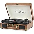 Photo 1 of **** SELLING AS PARTS*****Victrola Vintage 3-Speed Bluetooth Portable Suitcase Record Player with Built-in Speakers | Upgraded Turntable Audio Sound|Brown, Model Number: VSC-550BT-BRW
