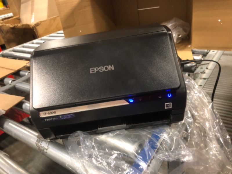 Photo 3 of Epson FastFoto FF-680W Wireless High-Speed Photo and Document Scanning System, Black