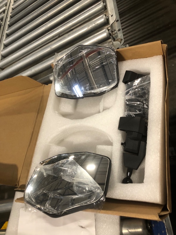 Photo 1 of A & UTV PRO Defender Side View Mirrors Compatible with Can-Am Defender Defender MAX 2016-2024 HD5 HD8 HD9 HD10 Limted,Adjustable Break Away Rear View Mirrors,Replace OEM #715002459, NOT FOR FULL DOOR