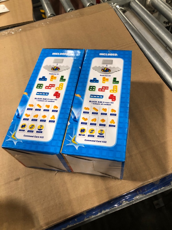Photo 1 of 2 pcs....HOMELAM 48 PCS Tetra Tower Stacking Game, Building Balance Blocks Board Game, 2+ Players Family Games for Kids, Adults, Party, Friends, Team, Travel