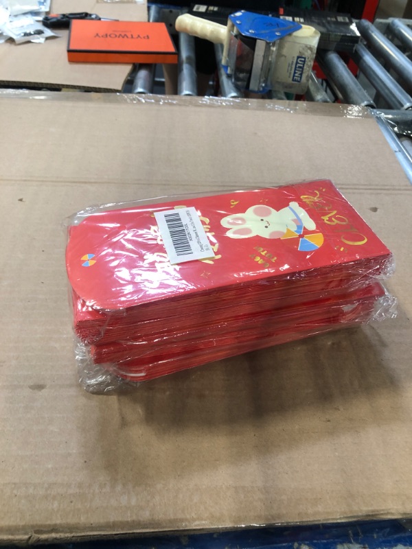 Photo 2 of Chwang 32Pcs Red Chinese New Year Red Envelopes,Year Of Rabbit Red Envelopes 2023, Hong Bao Lovely Rabbit Lucky Money Envelopes for Spring Festival, 4 Designs 3.5 x 7 inch (32PCS)3 PACK