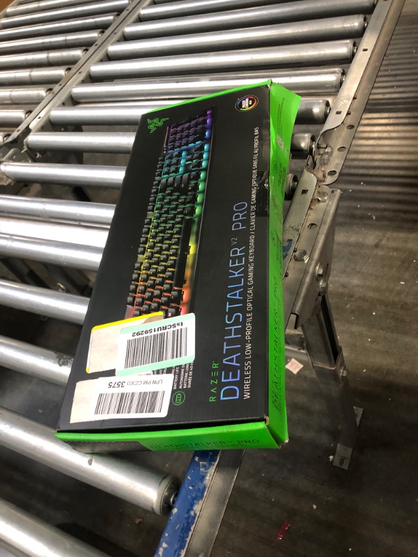 Photo 1 of Razer DeathStalker V2 Pro Wireless Gaming Keyboard: Low-Profile Optical Switches - Linear Red - HyperSpeed Wireless & Bluetooth 5.0-40 Hr Battery - Ultra-Durable Coated Keycaps - Chroma RGB DeathStalker V2 Pro Linear Optical Switch