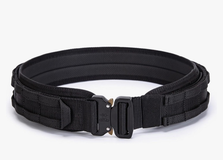 Photo 1 of 3 Layer Tactical Belt 1.75 inch - Quick Release Padded Molle System for Men 1000D Nylon Webbing Alloy Buckle Utility