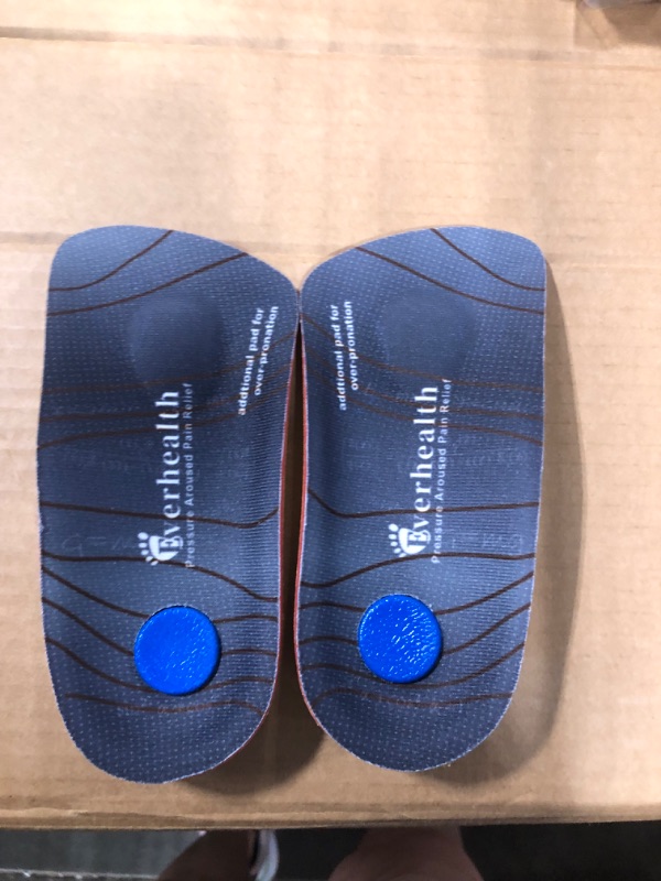 Photo 2 of 3/4 Length Arch Support Insoles for Men Women, Comfort Orthotic Supportive Shoe Inserts Insole for Plantar Fasciitis Flat Feet Pronation Foot Heel Pain Relief, Reduces Stress on Feet, Joints & Back S: US Women 6-7 / EU 37-38 / 16.3cm