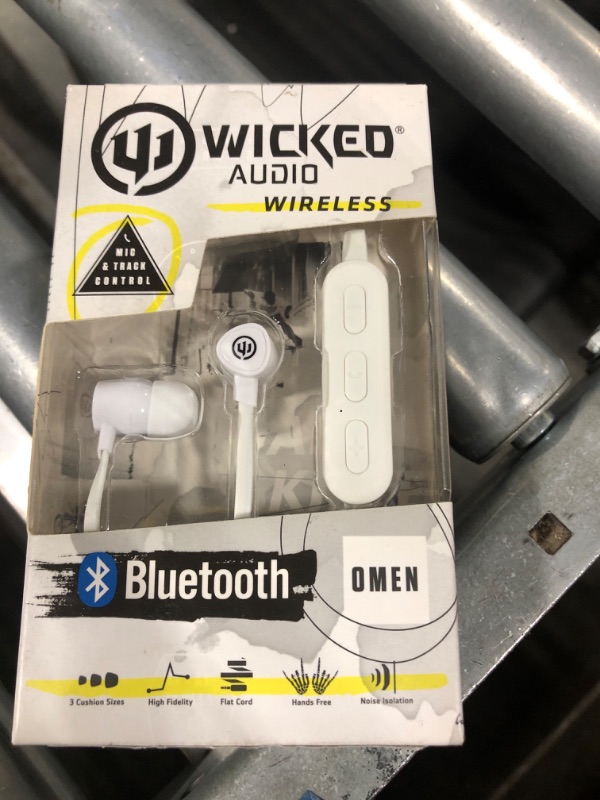 Photo 2 of Wicked Audio WIBT1755 Omen Bluetooth Earbud - White