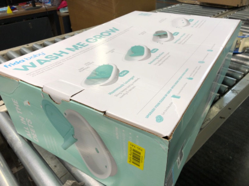 Photo 1 of 4-in-1 Grow-with-Me Bath Tub by Frida Baby Transforms Infant Bathtub to Toddler Bath Seat with Backrest for Assisted Sitting in Tub