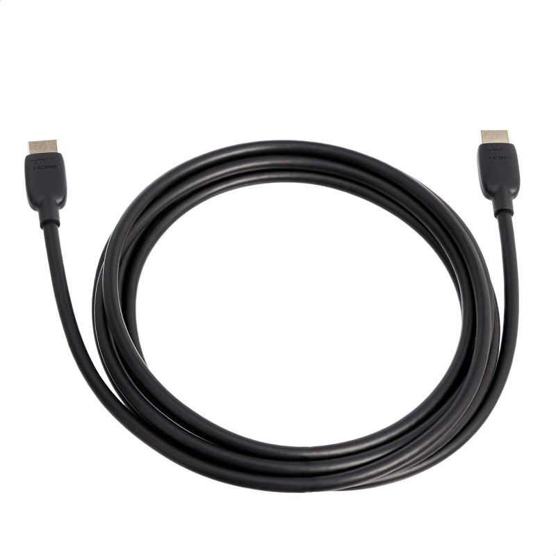 Photo 1 of HDMI Cable, 48Gbps High-Speed, 8K@60Hz, 4K@120Hz, Gold-Plated Plugs, Ethernet Ready, 10 Foot, Black