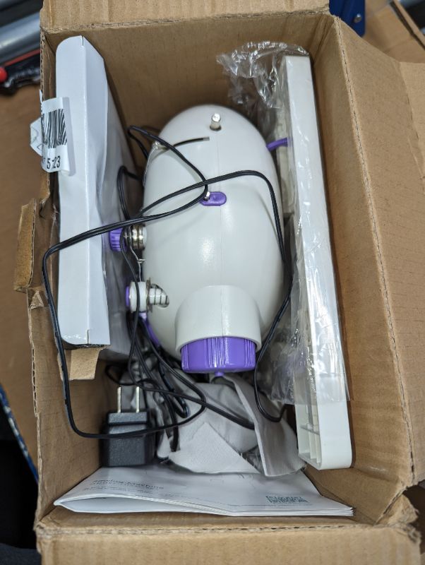 Photo 1 of Sewing Machine for Beginners with Backstitch, New Mini Sewing Machine with Finger Guard 2023, Small Sewing Machine with Sewing Kits and Foot Pedal Purple