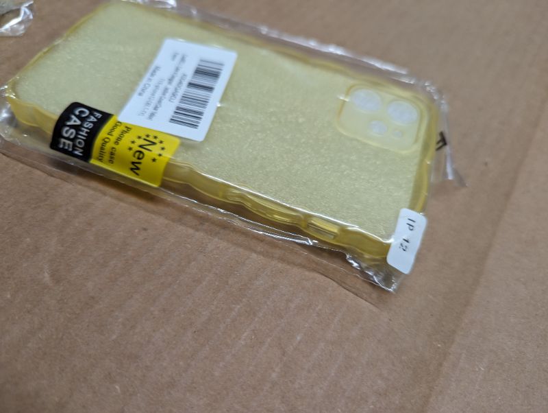 Photo 1 of Case Compatible with iPhone 15 pro max 6.7 Inches Clear Case Wave Frame Cute Design, Soft TPU Protective Cover(Clear Yellow) iphone 15 pro max clear yellow pack of 2