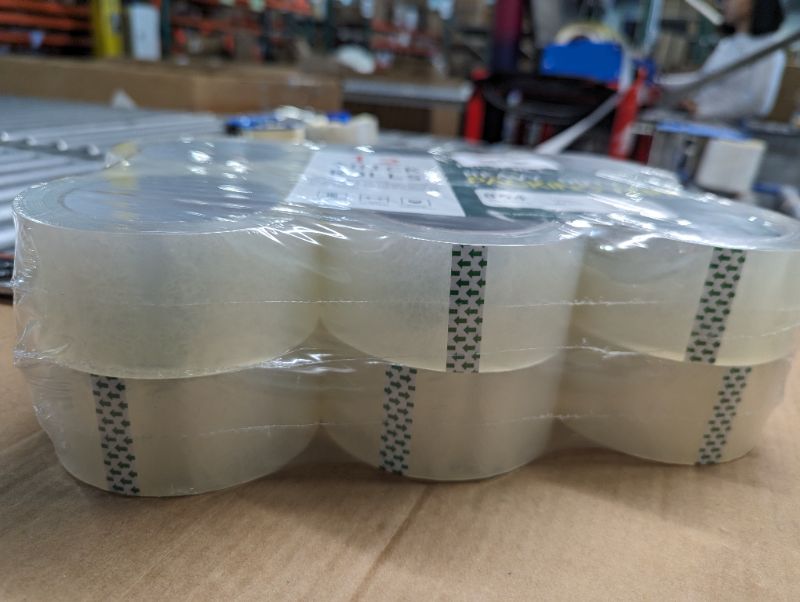 Photo 1 of Heavy Duty Packing Tape Thicker Clear Packing Tape for Shipping Packaging Moving Sealing 12 Rolls, Total 864Y 2.5mil, 1.88 inch x 72 Yards 12Pack-864Yard