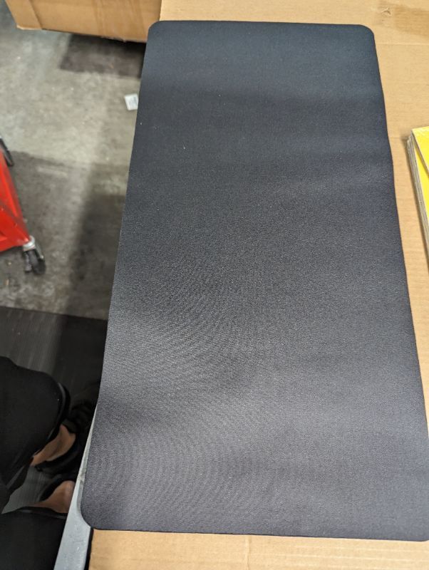 Photo 1 of Mouse Pad - Classic Black Mouse Pad with Non-Slip Rubber Base, Laptop Pad with Stitched Edges, Durable and Portable Desk Mouse Pad for Pc, Office and Home