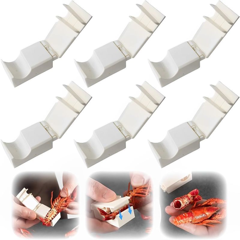 Photo 1 of 2024 New 6Pcs Crawfish Peeler, Crawfish Sheller, Crawfish Sheller Tool for Peeling Cooked Shrimp Tails
