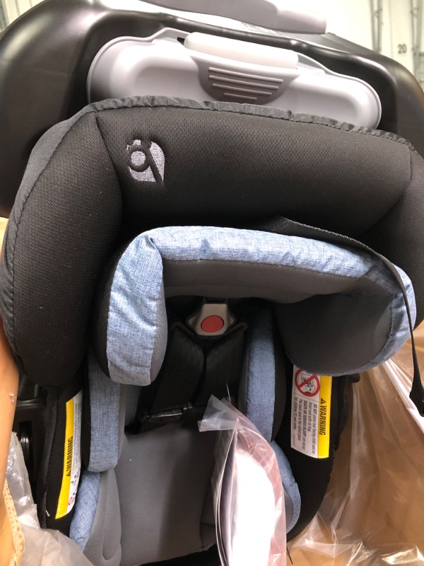 Photo 4 of Baby Trend Secure Snap Tech 35 Infant Car Seat, Chambray , 16.5x16.25x28.5 Inch (Pack of 1)