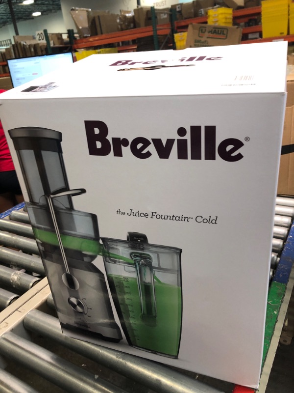 Photo 2 of ***SOLD AS PARTS*** 
Breville Juice Fountain Cold Juicer, Silver, BJE430SIL