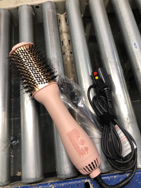 Photo 3 of LANDOT Hot Hair Blow Dryer Brush: Upgraded Plus 2.0 Hot Air Brush - One-Step Hair Dryer Styler and Volumizer 4 in 1 for Drying Straightening Curling Volumizing Hair - Fight Frizz and Add Volume