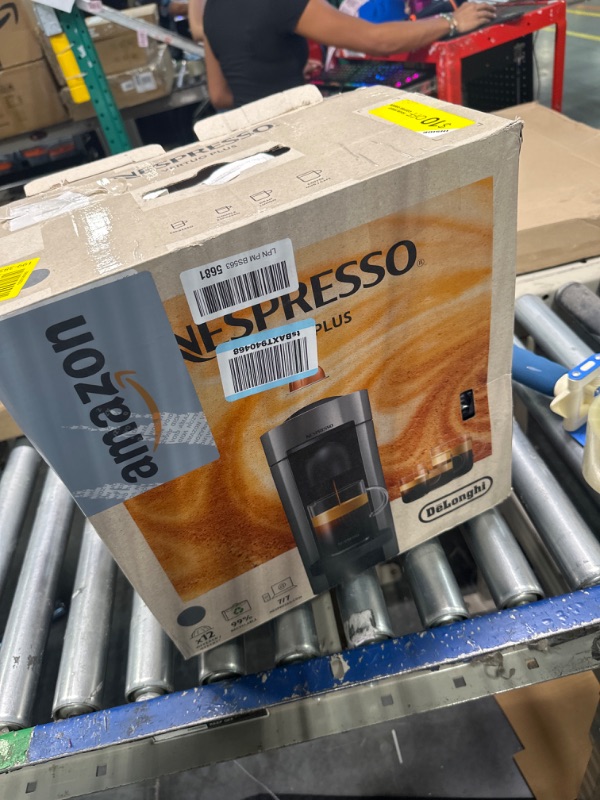 Photo 2 of *** FOR PARTS ONLY ** NO RETUNRS***
Nespresso VertuoPlus Coffee and Espresso Machine by De'Longhi, 5 Fluid Ounces, Grey