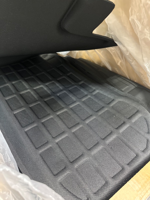 Photo 1 of TAPTES 2024 for Tesla Model 3 Highland Floor Mats, Full Set for Tesla Model 3 All Weather Floor Liners 2024, for Tesla Model 3 Highland Accessories Trunk Frunk Mat Rear Cargo Tray Interior (6 PCS)