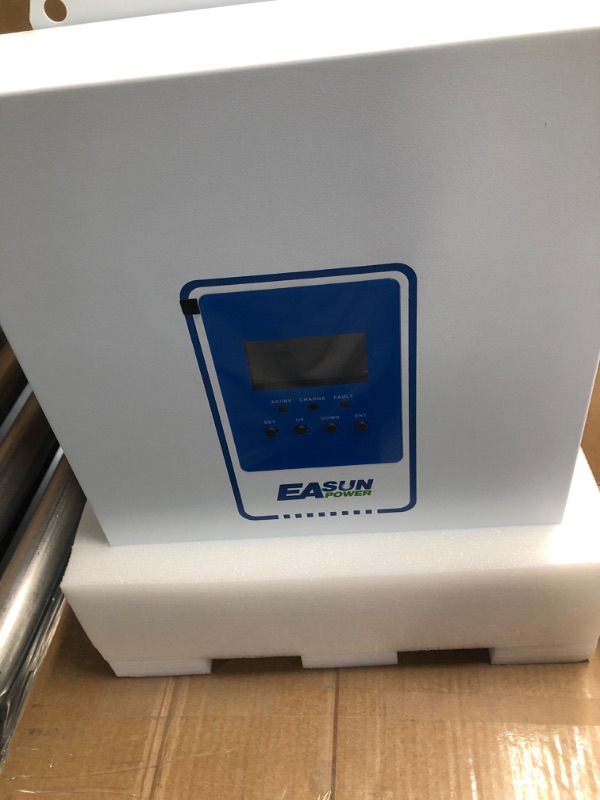 Photo 1 of POWLAND 3000W solar inverter, pure sine wave inverter, 24V to 110V/120V, built-in 60A MPPT controller, suitable for homes, RVs, and can be used with lithium lead-acid gel battery off-grid systems MLV-3K