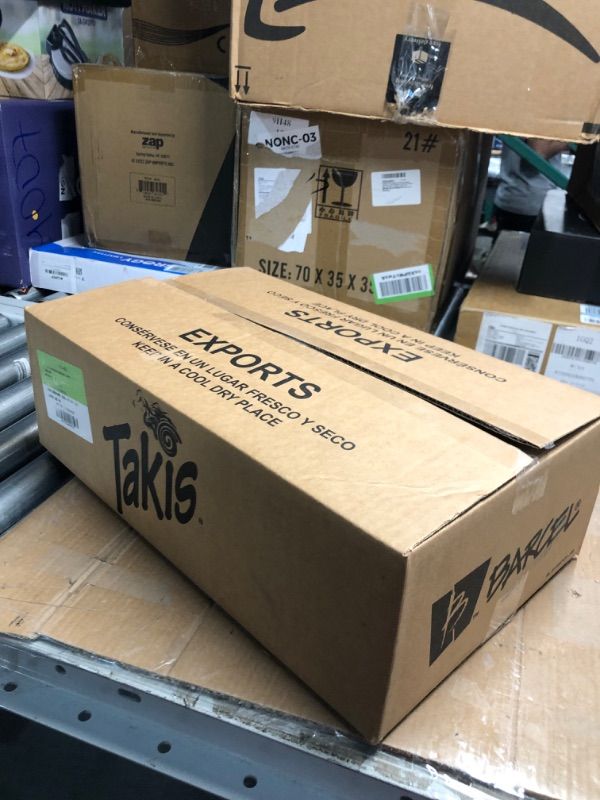 Photo 1 of **NON REFUNDABLE ITEM**(BB: July 17,2024)
Takis Intense Nacho 40 pc / 1 oz Multipack, Cheese Flavored Non-Spicy Cheesy Rolled Tortilla Chips Intense Nacho 1 Ounce (Pack of 40)
