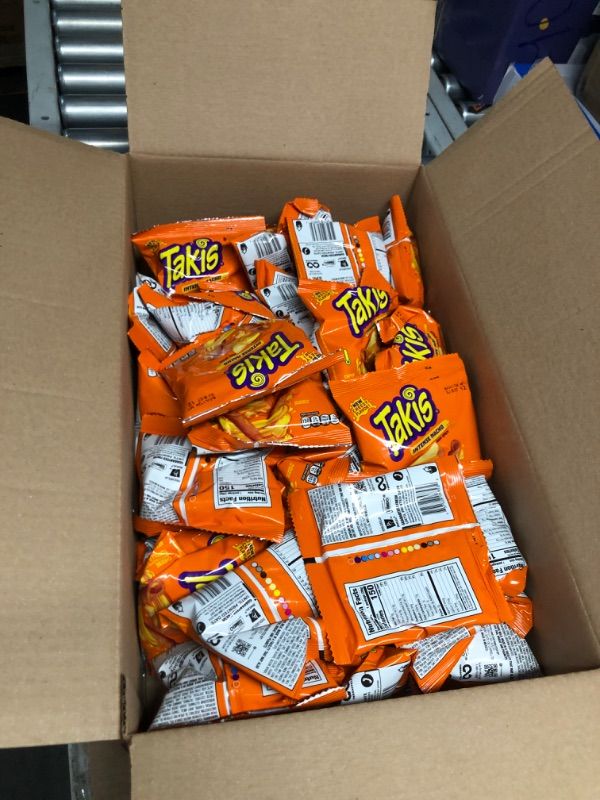 Photo 1 of **NON REFUNDABLE ITEM**(BB: July 17,2024)
Takis Intense Nacho 40 pc / 1 oz Multipack, Cheese Flavored Non-Spicy Cheesy Rolled Tortilla Chips Intense Nacho 1 Ounce (Pack of 40)