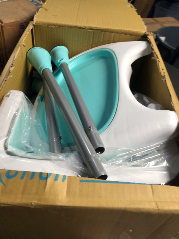 Photo 3 of **READ NOTES**POSSIBLE MINOR DAMAGE**
Dream On Me portable 2-In-1 Table Talk High Chair Convertible Compact High Chair Light weight Portable Highchair