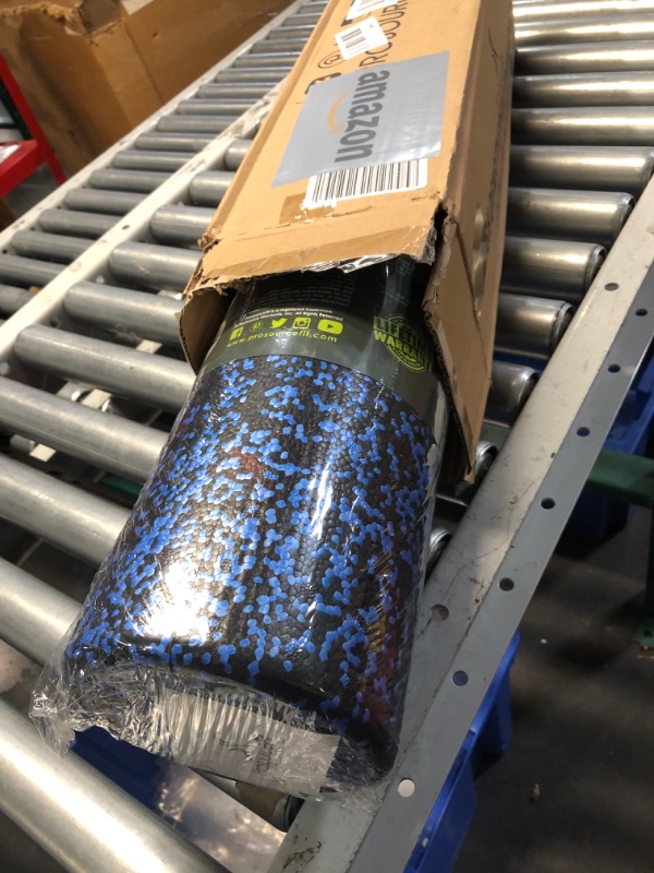Photo 1 of ProSource High Density Speckled Black Foam Rollers 24 for Myofascial