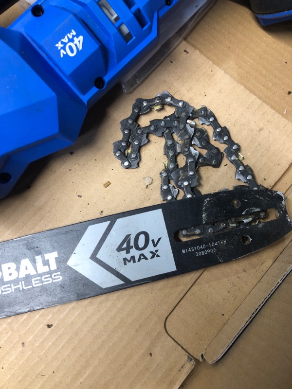 Photo 3 of (READ FULL POST) Kobalt Gen4 40-volt 10-in 2 Ah Battery Pole Saw (Battery and Charger Included)