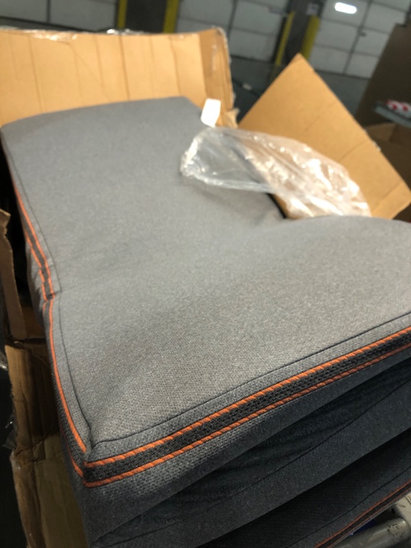 Photo 3 of (used)(see all images) Sweetnight Folding Mattress Full Size with Carry Bag, 4-Inch Foldable Grey