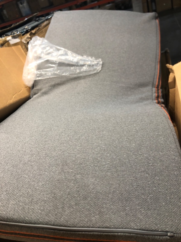 Photo 2 of (used)(see all images) Sweetnight Folding Mattress Full Size with Carry Bag, 4-Inch Foldable Grey