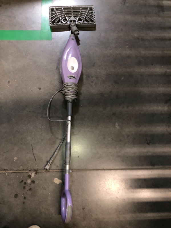 Photo 2 of (READ FULL POST) Shark S3501 Steam Pocket Mop Hard Floor Cleaner, With Rectangle Head and 2 Washable Pads, Easy Maneuvering, Quick Drying, Soft-Grip Handle and Powerful Steam, Purple
