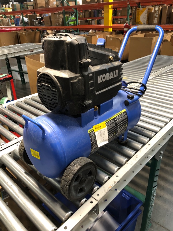 Photo 2 of ***USED - DIRTY - SEE COMMENTS***
Kobalt 8-Gallon Portable Electric 150 PSI Horizontal Air Compressor