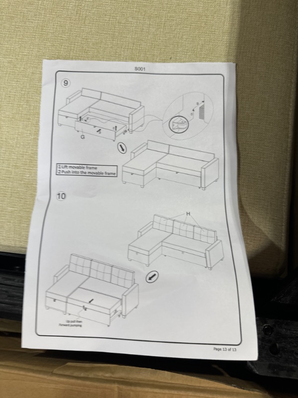 Photo 3 of **INCOMPLETE SET- BOX 2/2 ONLY** JINTOP COUCH 81.5", Beige...81.5"D x 52"W x 33.75"H
