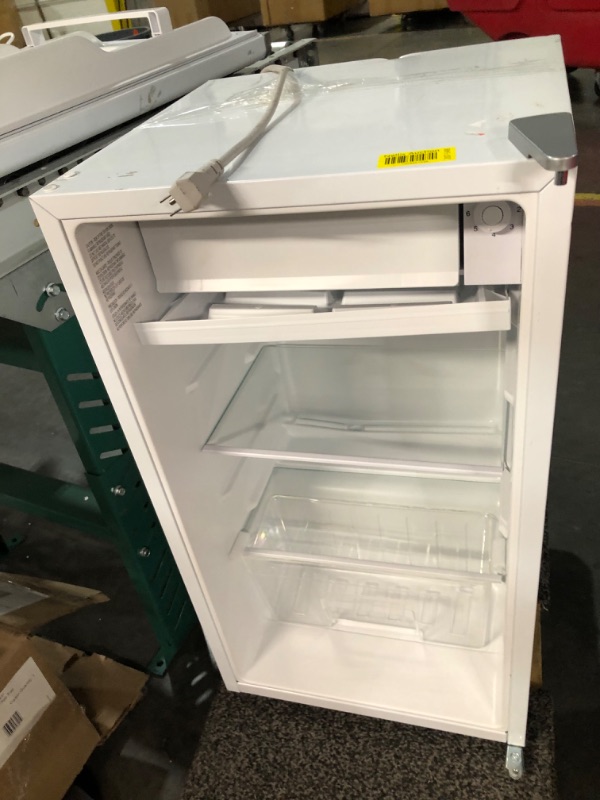 Photo 6 of ***NONREFUNDABLE - MAJOR DAMAGE - FOR PARTS ONLY - SEE COMMENTS***
BLACK+DECKER BCRK32W Compact Refrigerator Energy Star Single Door Mini Fridge with Freezer, 3.2 Cubic Ft., White