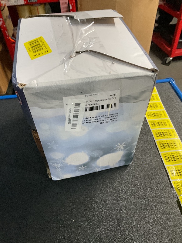 Photo 1 of Juegoal Christmas Inflatables Outdoor Decorations, 6FT Inflatable Xmas Santa Claus with Helicopter on Gift Box, Lighted Blow Up Santa Flying Airplane, Built in Light for Holiday Lawn Yard Garden Decor