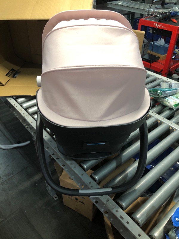 Photo 7 of **Like new 
UPPAbaby Mesa V2 Infant Car Seat/Easy Installation/Innovative SmartSecure Technology/Base + Robust Infant Insert Included/Direct Stroller Attachment/Alice (Dusty Pink)