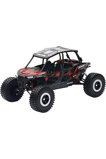 Photo 1 of **DAMAGED BOX**New-Ray 959-0125 Replica 1:18 Utv Polaris RZR 4 Turbo Xp Rc Red (57976B),Unisex Children
