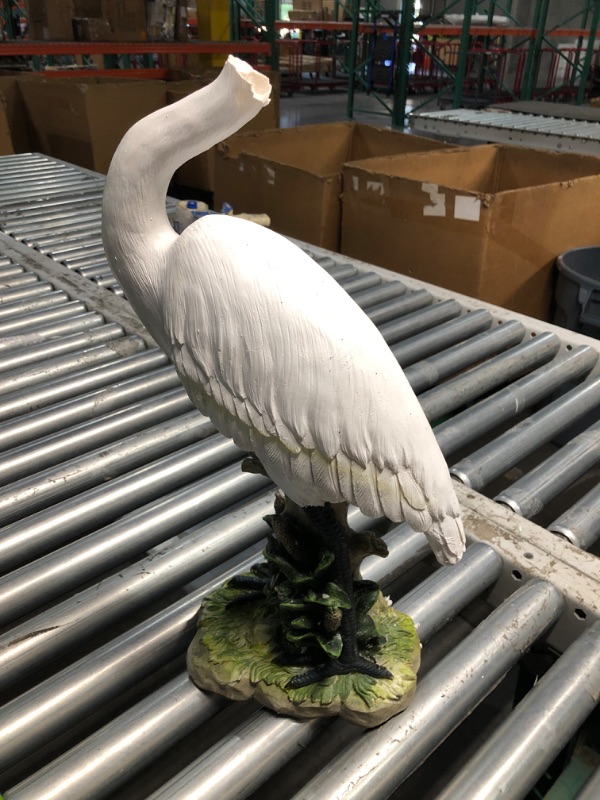 Photo 3 of (READ FULL POST- DAMAGED) Design Toscano The Great White Egret Statue