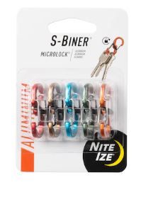 Photo 1 of (2 PACK) Nite Ize 5-Pack Assorted Snap-hook Key Ring
