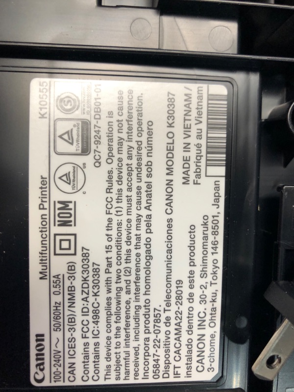 Photo 8 of ***HEAVILY USED AND DIRTY - ERROR CODE - SEE COMMENTS***
Canon MegaTank G3270 All-in-One Wireless Inkjet Printer. for Home Use, Print, Scan and Copy, Black