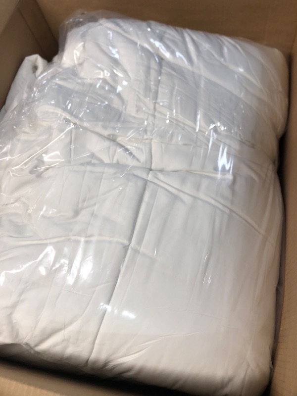 Photo 2 of (see images)Utopia Bedding Comforter – All Season Comforter Full Size – White Comforter Full - Plush Siliconized Fiberfill -