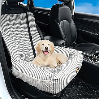 Photo 1 of ***STOCK PHOTO REFERENCE ONLY***
Dog Car Seat for Large and Extra Large Dogs Under 100 Pound, Dog Booster Seat for Large and Extra Large Dogs with Washable Pee Pads, Non-Slip Base and Detachable Cover Design for Dogs Under 100 Pound