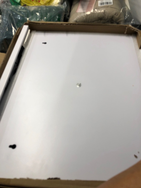 Photo 1 of **ELECTRICAL DOES NOT FUNCTION**
LilyHome Vanity/Makeup Mirror with Lights,10X Magnification,Large Hollywood Lighted Vanity Mirror with 15 Dimmable LED Bulbs,3 Color Modes,Touch Control for Bedroom,Tabletop or Wall-Mounted White 22.8"x 18.1"-15 Led Mirror